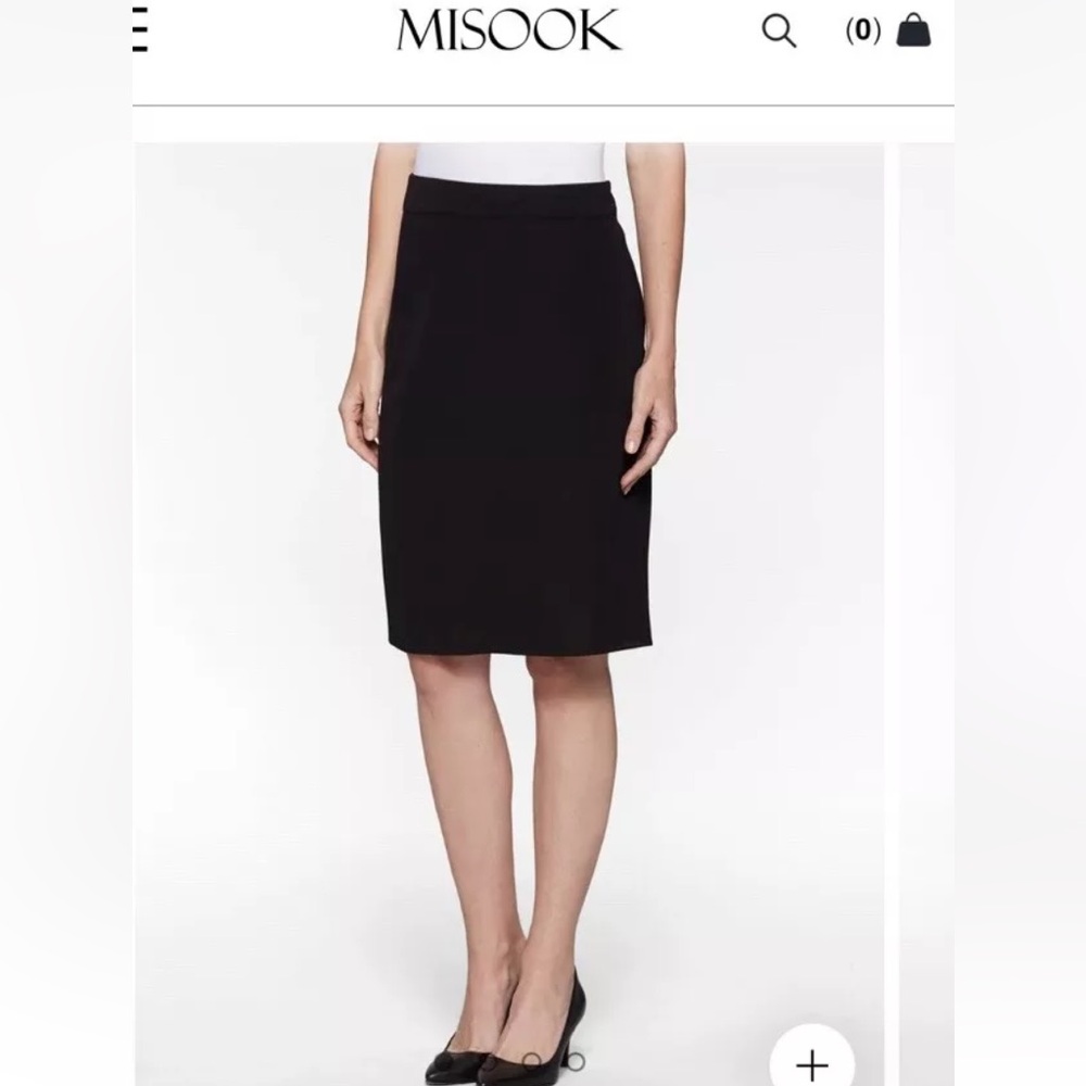 Misook Women's Black Skirt